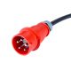 Imagen adicional Cable para coches eléctricos AK-EC-12 CEE 5pin / Type2 LCD 3-fases 16A 11kW 5m