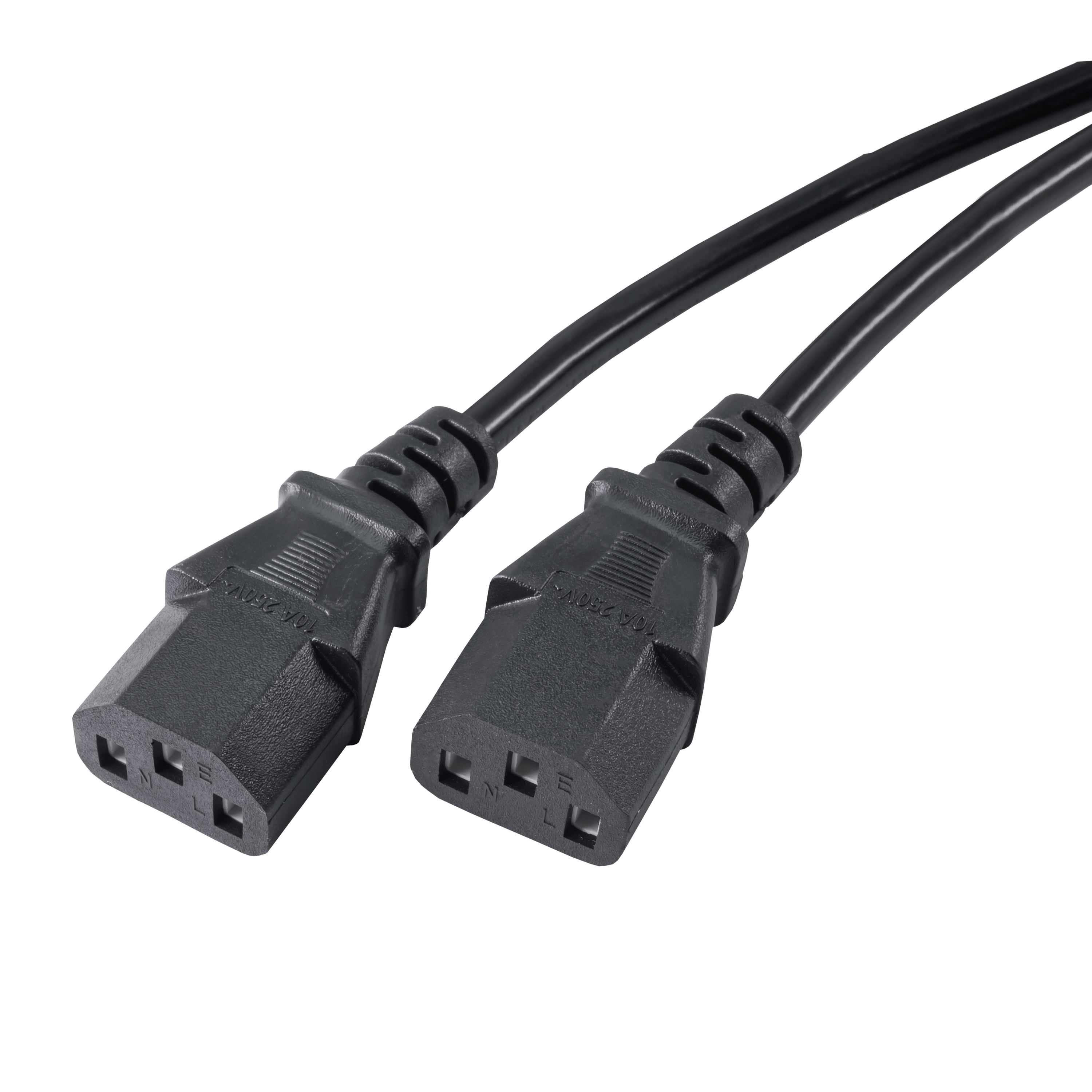 Cable de alimentación PC en forma de Y (divisor) 1.8m AK-PC-04A
