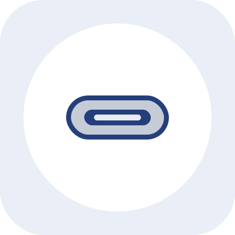 USB-C Port&aacute;til carga conector