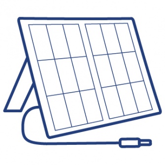 Panel solar portátil