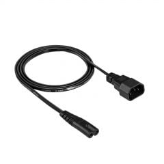 Cable de alimentación IEC C7 / C14 1.5m AK-PC-15A