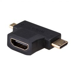 Adaptador HDMI / miniHDMI / microHDMI AK-AD-23