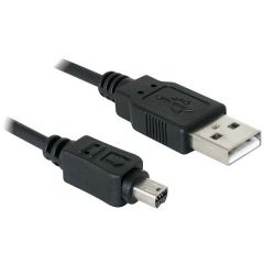 Cable USB A/Mini-B 8-pin 1.8 m AK-USB-02