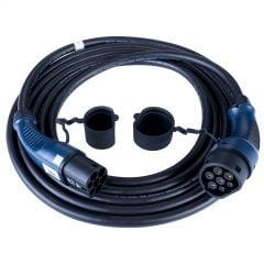 Cable para coches eléctricos AK-EC-09 Type2 / Type2 1-fase 32A 7.2kW 6m