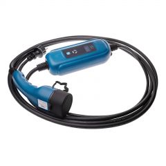 Cable para coches eléctricos AK-EC-07 Type2 LCD 1-fase 16A 3.8kW 5m