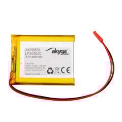 Batería Li-Po LP304050 Akyga AKY0826 3.7V / 600mAh PCM JST Conector 2-Pin 150mm