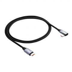 Ángulo Cable USB type C / USB type C 1m AK-USB-54 60W Malla