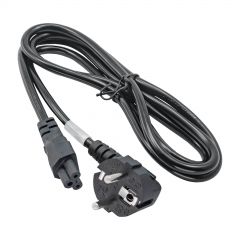 Cable de alimentación Hoja de Trébol 1.5m AK-NB-01C