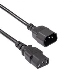 Extensión cable de alimentación PC C13 / C14 3.0m AK-PC-07A