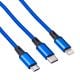 Imagen adicional Cable USB 3.0 A / USB Micro B / USB type C / Lightning 1.2m AK-USB-27
