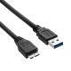 Imagen adicional Cable USB 3.0 A-microB 0.5m AK-USB-26