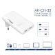 Imagen adicional CargadorUSB AK-CH-32 2x USB-C PD 5-20V / max. 3.25A 65W Quick Charge 4+ GaN