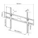 Imagen adicional Soporte de pared para TV AK-MB-09 Soporte VESA 800x600 mm 37-85"