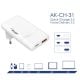 Imagen adicional Cargador AK-CH-31 USB-A + USB-C PD 5-20V / max. 3.25A 65W Quick Charge 4+ GaN