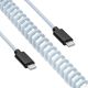 Imagen adicional Cable en espiral Aviator USB type C / USB type C 3m AK-USB-49