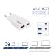 Imagen adicional Cargador AK-CH-27 USB-A + USB-C PD 5-20V / max. 3A 30W Quick Charge 3.0 GaN